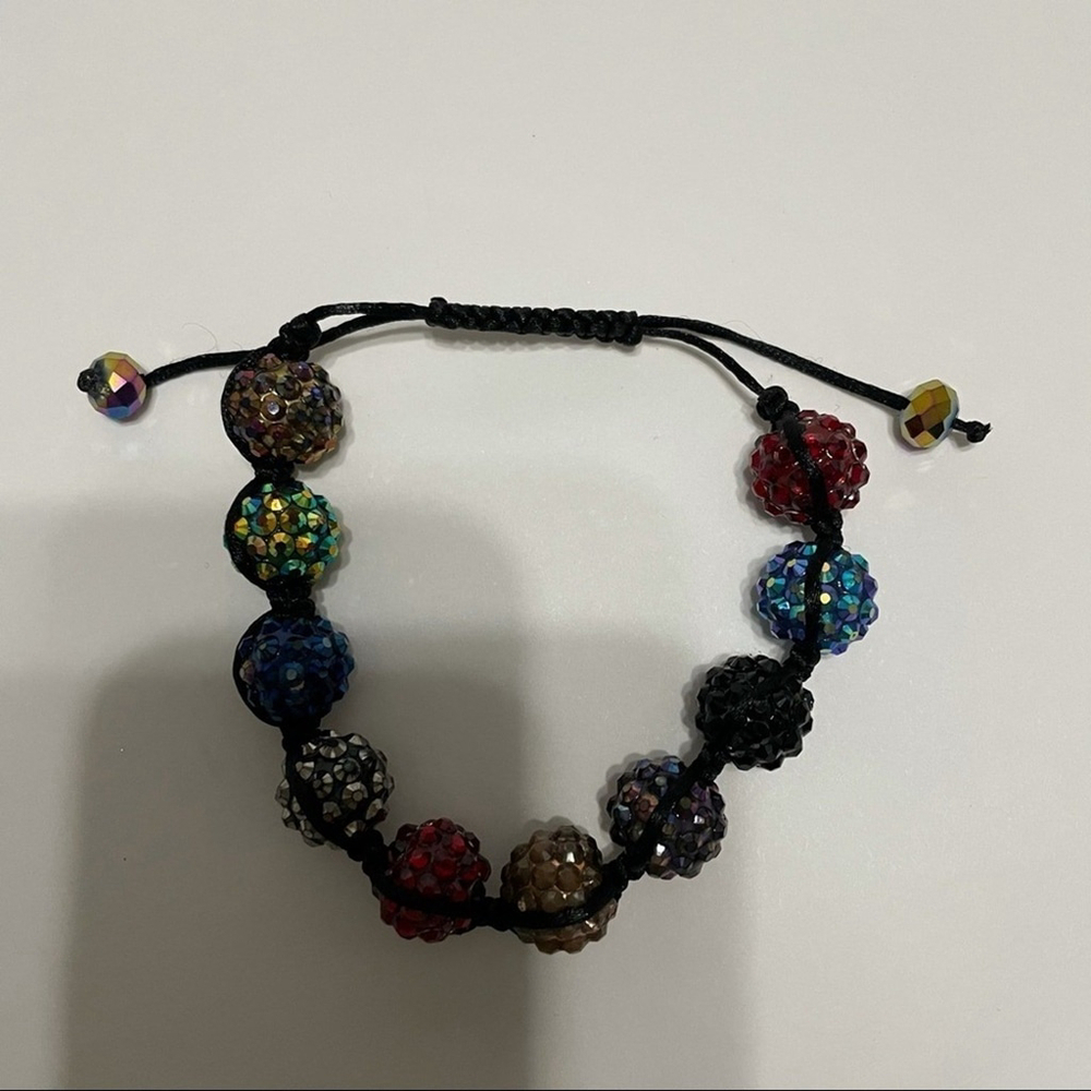 Multicolored Adjustable Fashion Bracelet - Picture 7 of 9